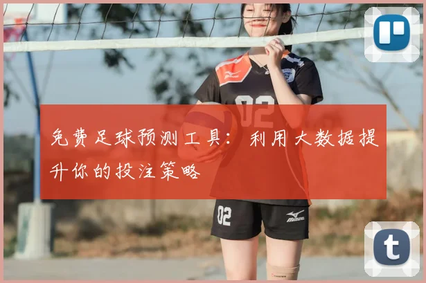 免费足球预测工具：利用大数据提升你的投注策略